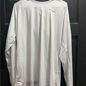 Columbia White Long Sleeve Shirt